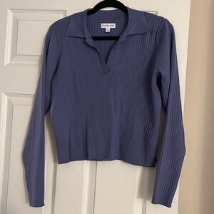 Calvin Klein Vneck collared sweater. XL.